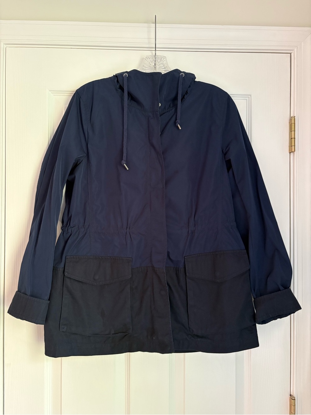 Uniqlo Navy Hooded Utility Jacket